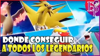 &iexcl;C&Oacute;MO Y DONDE CAPTURAR a TODOS LOS POK&Eacute;MON LEGENDARIOS! ~ 🔮Pok&eacute;mon EP 