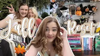 FALL RESET 🍂 decorating for Halloween, a new bookshelf, goals for the season, seasonal favorites ✨