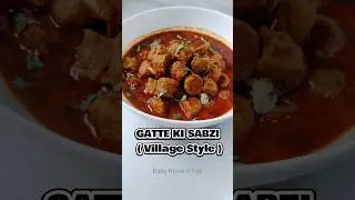 Village Style Besan Ke Gatte Ki Sabzi #easyrasoi4you #shorts #ytshorts #viral #trending
