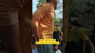 OBE Protest at DU North Campus || OBE Mode For Even Semester May-June 2022 || #shorts