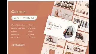 How To Check Demo Zentia  Yoga Teacher & Studio Elementor Template Kit 2.50 $ Only