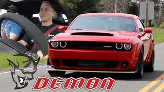 First Time driving a Dodge Demon Joyride Review | My Reaction