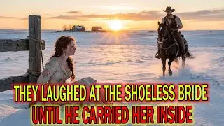 They Laughed When the Bride Arrived with No Shoes — Until the Mountain Man Carried Her Inside