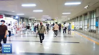 【4K】Seoul Subway Walk - Dongjak Station (transfer)┃서울 동작역(환승역) 걷기 [동작구2┃Dongjakgu2] One Take 5(2)-10