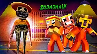 ESCAPA DE LA PRISIÓN DE ZOONOMALY EN MINECRAFT 😱