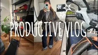 *PRODUCTIVE VLOG*: workout casalingo con Toputure TP4 Tapis roulant, ricettine e tanti outfit!
