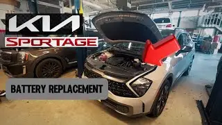 How to Change a Car Battery | DIY Car Repairs | 2023 KIA SPORTAGE  @WrenchingRyan