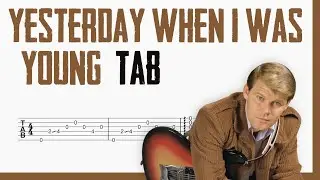 Yesterday When I Was Young (Hier encore) - Georges Garvarentz | TAB Fingerstyle for Guitar
