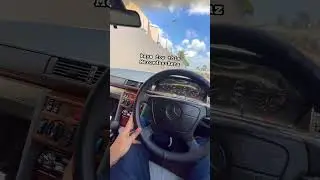 Mercedes W124 для ежедневных поездок в 2026 году! В эту машину так легко садиться и просто ехать!