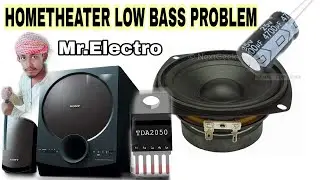 Hometheater bass problem repair.