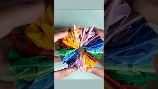 Origami Star | 3D Infinity Paper Star  #orgamicraft #shorts #viral