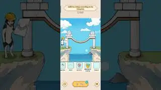 Brain Puzzle Tricky Quest Level 28 build bridges build the bridge according to the blueprint