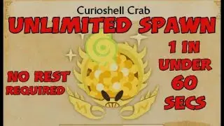 🎮 🦀 MHW - CURIOSHELL CRAB UNLIMITED SPAWN - NO REST REQUIRED - MONSTER HUNTER WILDS - 4K 60FPS 🦀 🎮