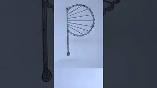 How to draw a hand fan | hand fan drawing #shorts #handfan