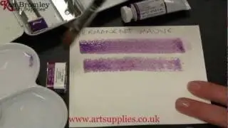 Winsor & Newton Artists' Water Colour paint Permanent Mauve 491 Series 3