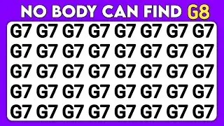Find the odd one out | Test your observation Skills - Number and letter edition