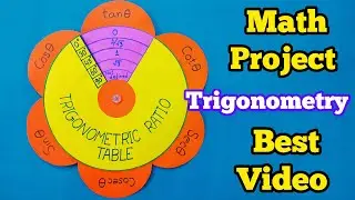 #Maths Working model#Trigonometric Ratio table#Trigonometric ratio model#mathsproject#project👍
