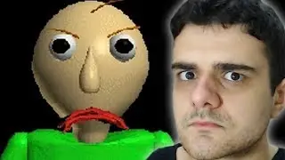 Não acredito que eu tô em um JOGO DE TERROR NA ESCOLA! - Baldi's Basics - HUEstation
