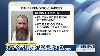 Suspect dead in Chatham County standoff had warrants in multiple counties