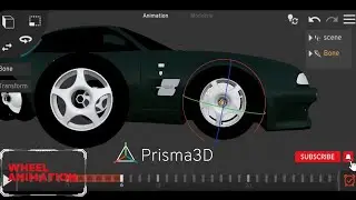 Prisma3D Wheel Animation | #tutorial  #prisma3d #3d #editing #vfx