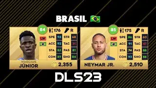 RATING PEMAIN BRASIL DLS 23 | DREAM LEAGUE SOCCER 2023