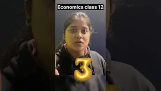 One marker question class 12 Economics #shorts #class12 #economics