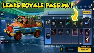 BOCORAN ROYALE PASS M6 PUBG//LEAKS RP M6! | 1-50 REWARDS