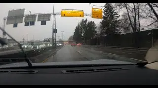 Slush, rain and snow in Oslo :) | Norway 4K drive