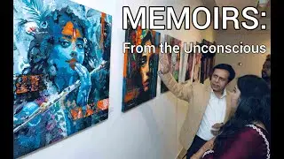 Glimpses from our group art exhibition 🖼️ MEMOIRS: FROM THE UNCONSCIOUS 💫, at AIFACS, New Delhi.