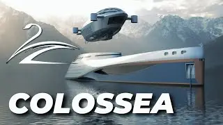 Colossea - This Billion Dollar Megayacht Comes with Detachable Airship