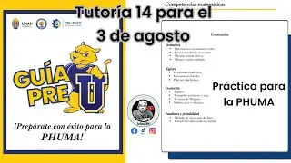 Tutor&iacute;as para la Prueba PHUMA de la UNAH 2025 video 14