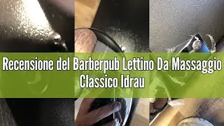 Recensione del Barberpub Lettino Da Massaggio Classico Idraulico a 3 Sezioni Lettino Lettino Per Tra