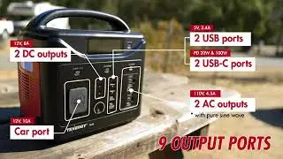 OSCAL 6000W Dual Voltage Power Station &ndash; RV, Camping, Emergency Backup