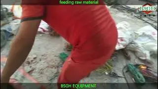 Low price used copper cable crusher and separator machine scrap copper cable granulator for sales