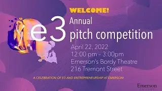 E3 Annual Pitch Competition 2022