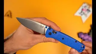 Нож Benchmade Bugout сталь S30V рукоять Blue Grivory (535)