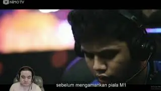Reaction lucu papi donkey evos vs rrq di M1