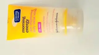 clean & clear morning energy skin brightening daily facial scrub