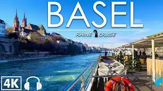The Rhine River Cruise, Basel 2024 | Switzerland, Germany and France | 4K Tour