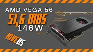 Vega 56 Hashrate &eacute;s Overclock HiveOS