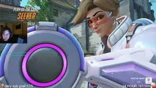 POTG! SEEKER PRO TRACER GAMEPLAY OVERWATCH 2 SEASON 7 TOP 500