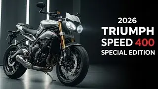 НОВЫЙ Triumph Speed ​​400 Special Edition 2026 года &mdash; маленький мотоцикл, который кажется БОЛЬШИМ...