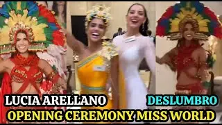Lucia Arellano DESLUMBRO en el Opening gala del Miss World 2023
