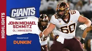 HIGHLIGHTS: OL John Michael Schmitz | Giants Draft John Michael Schmitz