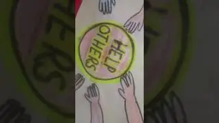 Help others Quotes. #drawing#shorts#ytshorts#youtube#art#share#song#vibes
