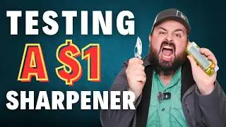 $1 Sharpener Challenge: 5 Minutes to Make This Knife Cut Paper!