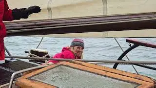 RAW, bez montażu: Brandarisrace 2024 tallship Harlingen - Terschelling