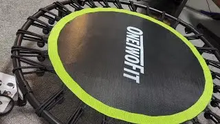 ONETWOFIT Foldable Rebounder Trampoline for Adults &ndash; 40