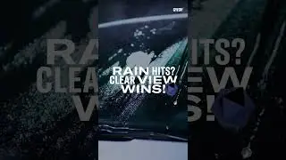 Apply Q&sup2; View EVO to your windshield and drive confidently, even in heavy rain