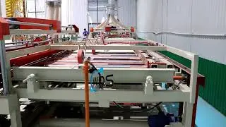 Our company's roller saw#productionprocess #MDF #automatic #Plywood #Plywood